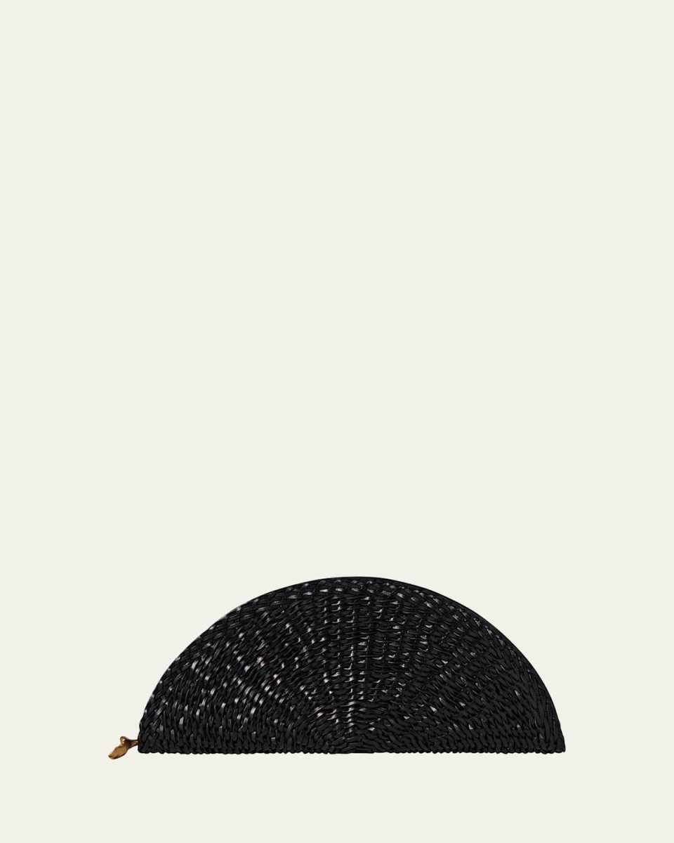Sunset Clutch in Woven Hard Calfskin